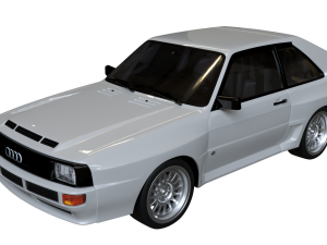 1983 Audi Sport quattro 3D Model