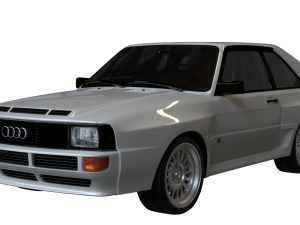 1983 Audi Sport quattro 3D Model
