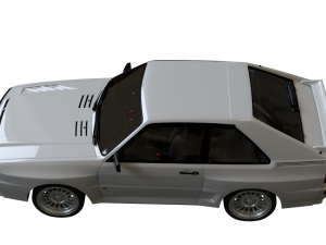 1983 Audi Sport quattro 3D Model