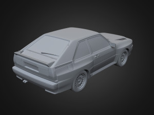 1983 Audi Sport quattro 3D Model