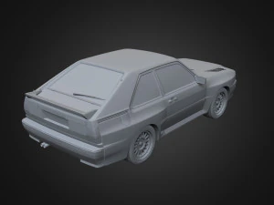 1983 Audi Sport quattro 3D Model