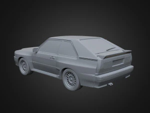 1983 Audi Sport quattro 3D Model