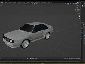 1983 Audi Sport quattro 3D Model