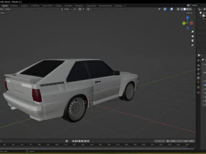 1983 Audi Sport quattro 3D Model