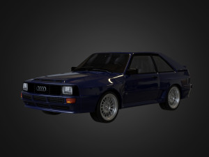 1983 Audi Sport quattro 3D Model
