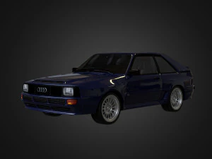 1983 Audi Sport quattro 3D Model