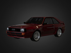 1983 Audi Sport quattro 3D Model