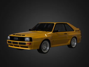 1983 Audi Sport quattro 3D Model