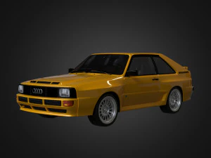 1983 Audi Sport quattro 3D Model