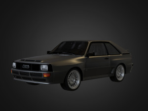 1983 Audi Sport quattro 3D Model