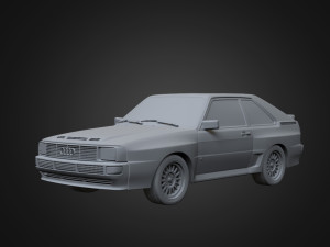 1983 Audi Sport quattro 3D Model