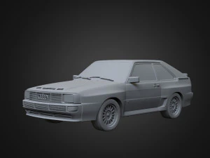 1983 Audi Sport quattro 3D Model