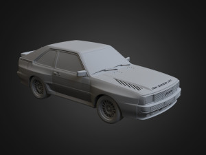 1983 Audi Sport quattro 3D Model