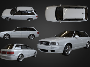 1995 Audi RS2 Avant Modèle 3D