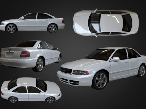 2000 Audi S4 Modèle 3D