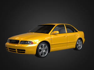 2000 Audi S4 Modèle 3D