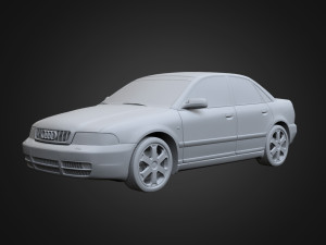 2000 Audi S4 Modèle 3D