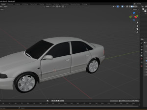2000 Audi S4 Modèle 3D