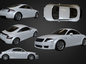 2004 Audi TT Coupe 3D Model