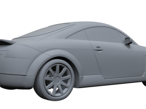 2004 Audi TT Coupe 3D Model