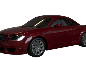 2004 Audi TT Coupe 3D Model