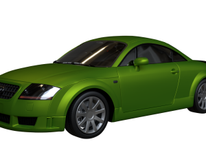 2004 Audi TT Coupe 3D Model