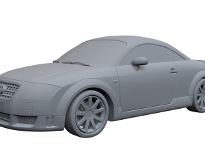 2004 Audi TT Coupe 3D Model