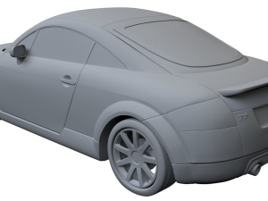 2004 Audi TT Coupe 3D Model