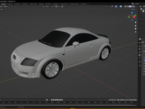 2004 Audi TT Coupe 3D Model
