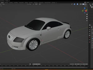 2004 Audi TT Coupe 3D Model