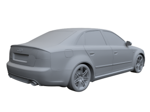 2006 Audi RS4 3D-Modell