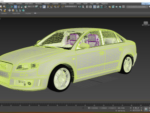 2006 Audi RS4 3D-Modell