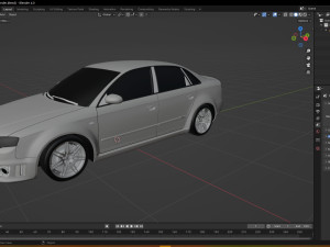 2006 Audi RS4 3D-Modell