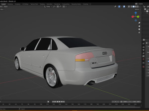2006 Audi RS4 3D-Modell