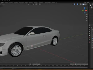 2007 Audi S5 3D Model