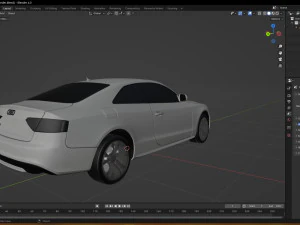 2007 Audi S5 3D Model
