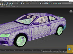 2007 Audi S5 3D Model