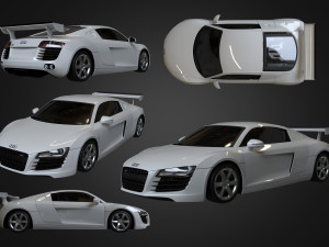 2008 Audi R8 42 FSI quattro 3D Model