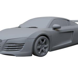 2008 Audi R8 42 FSI quattro 3D Model
