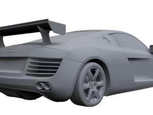 2008 Audi R8 42 FSI quattro 3D Model