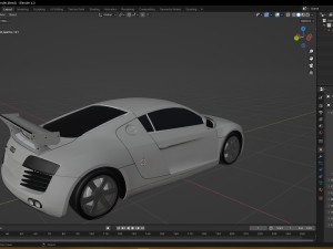 2008 Audi R8 42 FSI quattro 3D Model