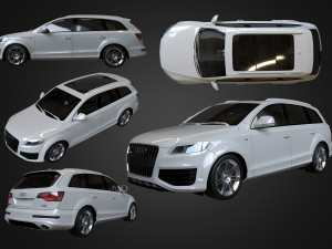 2009 Audi Q7 V12 TDI 3D 모델
