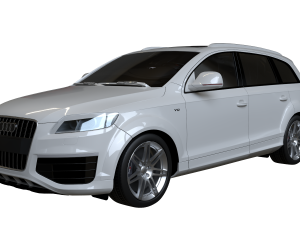 2009 Audi Q7 V12 TDI 3D 모델