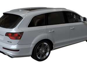 2009 Audi Q7 V12 TDI 3D 모델