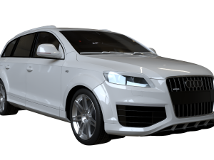 2009 Audi Q7 V12 TDI 3D 모델