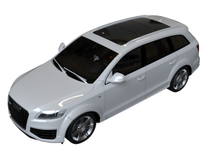 2009 Audi Q7 V12 TDI 3D 모델