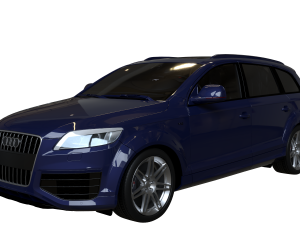 2009 Audi Q7 V12 TDI 3D 모델