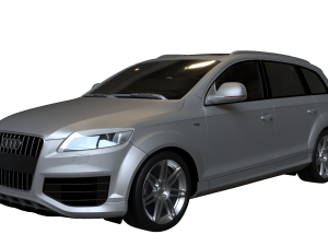 2009 Audi Q7 V12 TDI 3D 모델