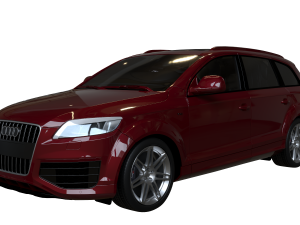 2009 Audi Q7 V12 TDI 3D 모델