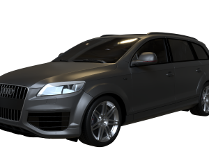 2009 Audi Q7 V12 TDI 3D 모델